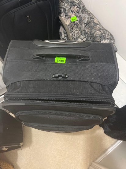 black suitcase