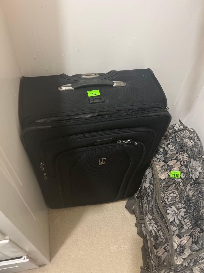 large black suitcase