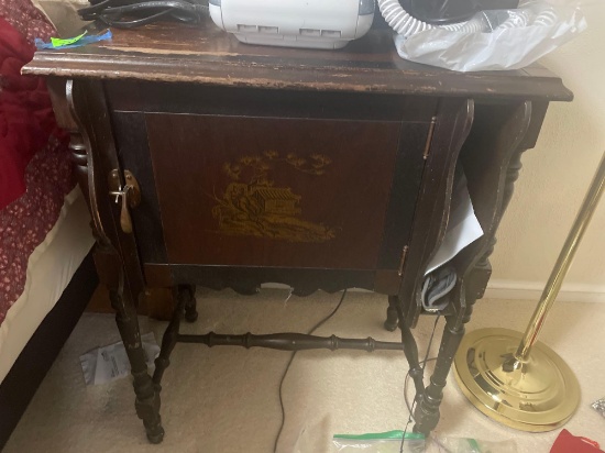 antique end table