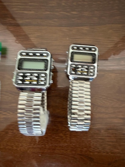 two Casio watches