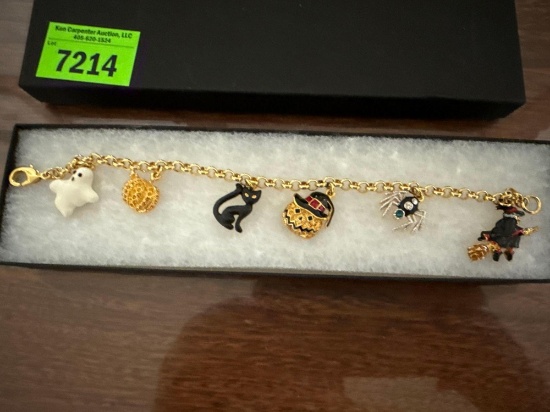 halloween charm bracelet