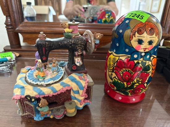 Russian doll; music box
