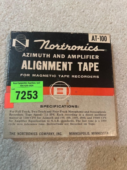 nortronics alignment tape