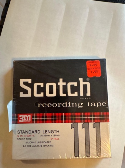 Scotch recording tape