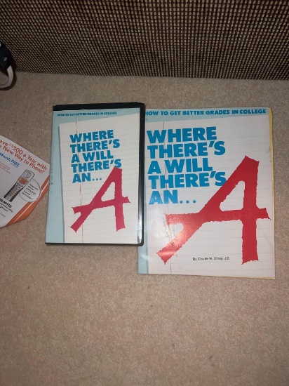 getting better college grades book, tapes