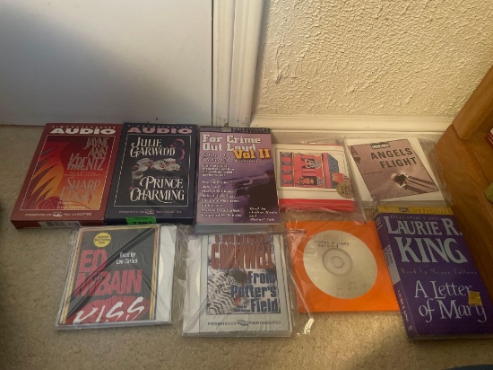cassette tapes audiobooks; cd audiobooks