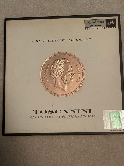 RCAVictor Toscanini Conducts Wagner vinyl
