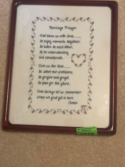 marriage prayer frame