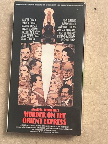 The Murder on the Orient Express VHS tapes