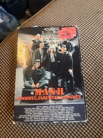 MASH Farewell, Goodbye, and Amen VHS tape