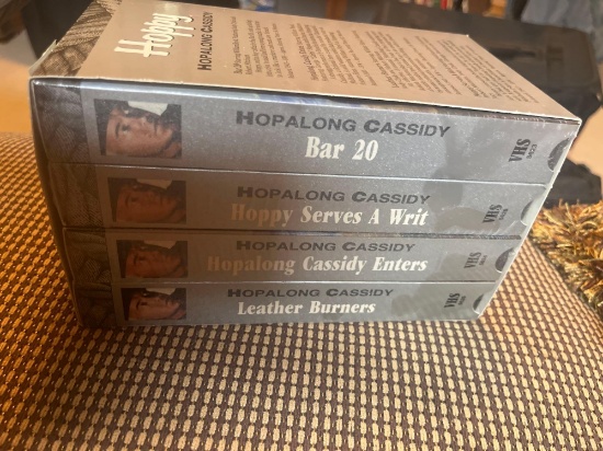 Hoppy Hopalong Cassidy classics VHS tapes