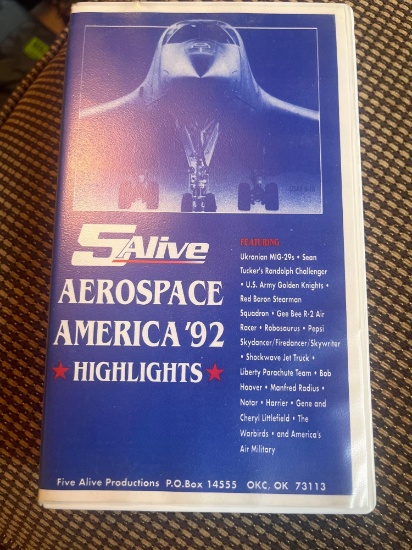 Aerospace America 92 Highlights VHS tape