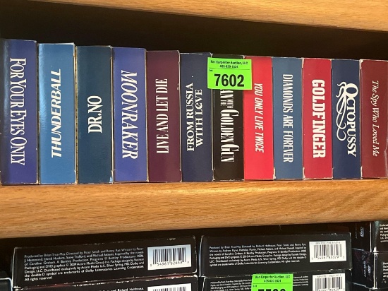 007 James Bond VHS tapes