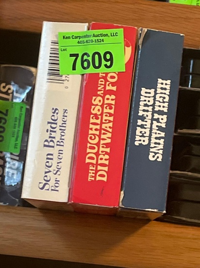 various VHS tapes
