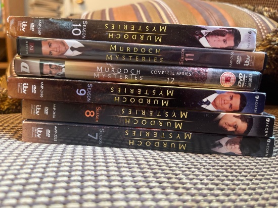 Murdoch Mysteries seasons 1-12 DVDs