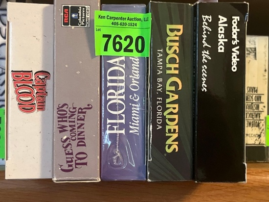 various VHS tapes