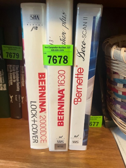 Bernina and Bernette VHS tapes