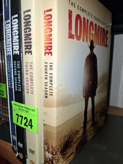 Longmire seasons 1-4 DVDs