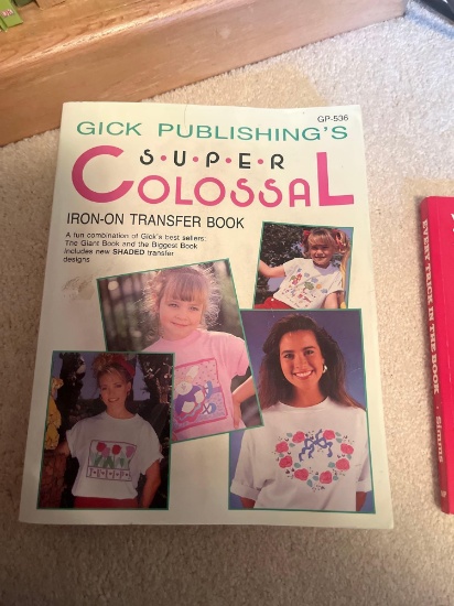 quilting book; iron on transfer book