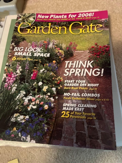 craft binder; Garden Gate magazine