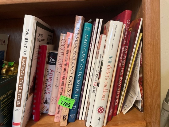 various cook books