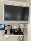 Sony TV; Sony BlueRay player; Apex digital TV converter; headphones