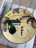 Christmas display plate