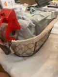 basket of Scotch tape and packing tape