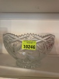 Crystal glass bowl