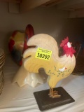 chicken decor; chicken cookie jar