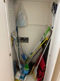 brooms; sniffer; mop; cleaning supplies; misc