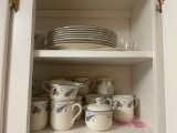 Lenox ChinaStone Poppies on Blue dishes