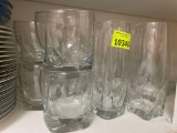various size drinking cups