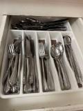 silverware; knives; forks; spoons
