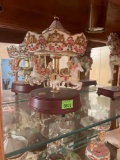 vintage carousel merry go round music box
