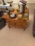 wooden end table