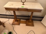 vintage marble table