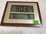 Clock and thermometer