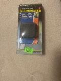 illuminated magnifier, carpet caster cups