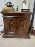 vintage wooden cabinet