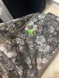 travel bag with flower designs