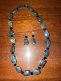 necklace, bracelet and earring set