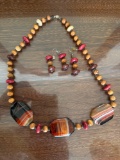 necklace and earring set