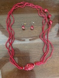 necklace and earring set