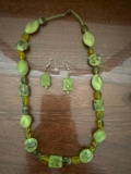 necklace and earring set