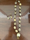 necklace and earring set