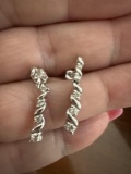 earrings and pendant