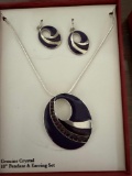 necklace and earring set