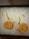 pumpkin earrings