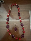 necklace and earring set